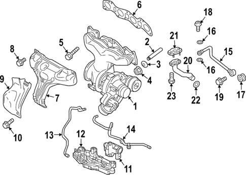 Turbocharger & Components for 2025 Volvo XC60 #0