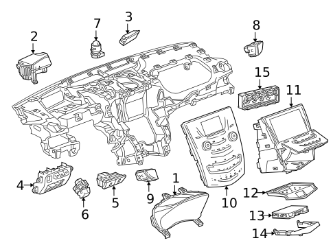 Parking Aid for 2015 Cadillac ATS #1