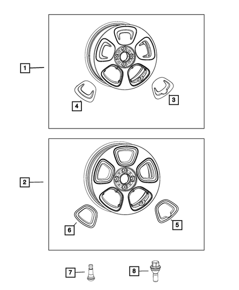 Wheels, Tires and Hardware for 2019 Fiat 500 #1