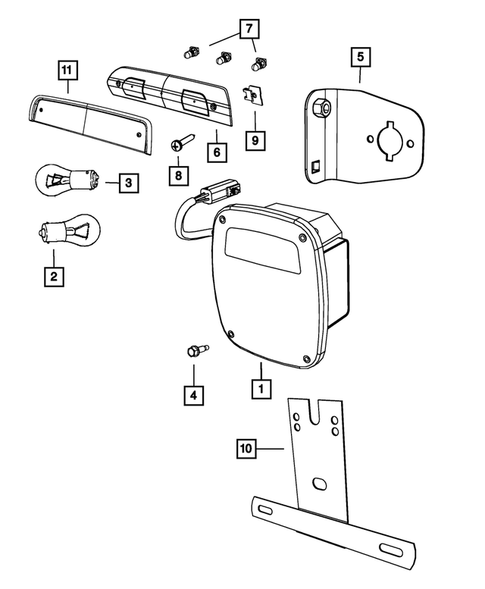Lamps-Interior and Exterior for 2016 Ram 3500 #11