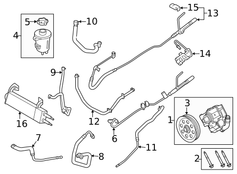 Pump & Hoses for 2022 Ford F-450 Super Duty #0