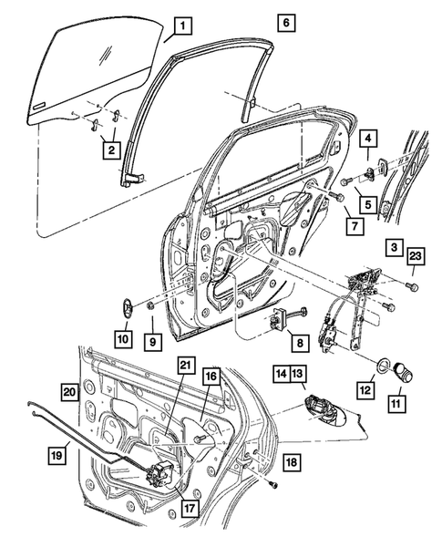 Rear Door for 2005 Dodge Neon #0