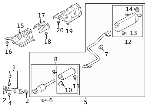 Exhaust Manifold for 2019 Kia Forte #1