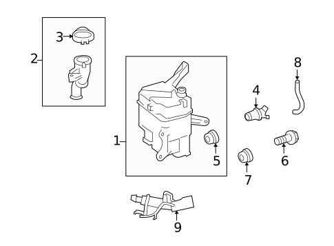 Washer Components for 2011 Lexus HS250h #0