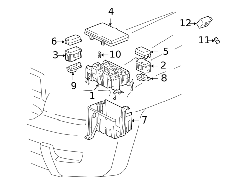 Fog Lamps for 2006 Lexus GX470 #1