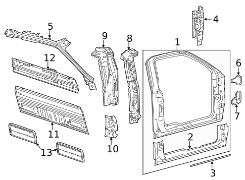 Aperture Panel for 2013 Ford F-150 #0