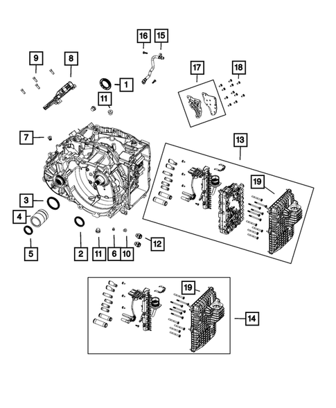 Automatic Transmission / Transaxle and Torque Converter for 2015 Chrysler 200 #0