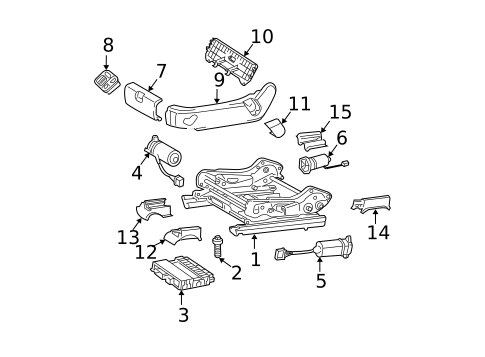 Power Seats for 2004 Mercedes-Benz E 55 AMG® #0
