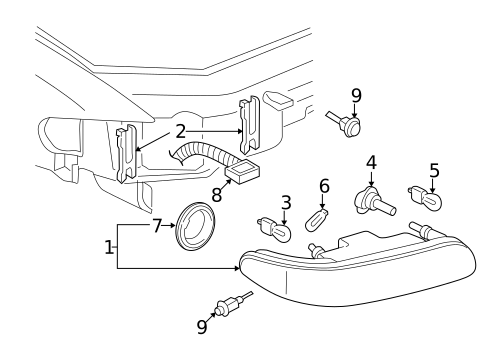 Lighting - Exterior for 2003 Buick Century #0