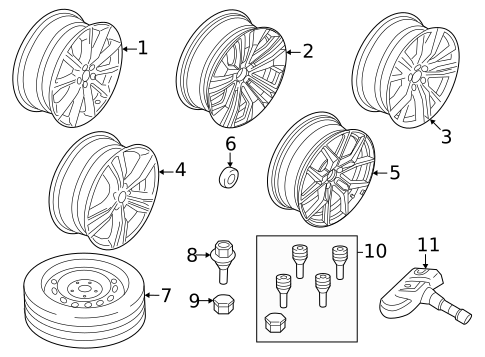 Wheels for 2025 Volvo S60 #5