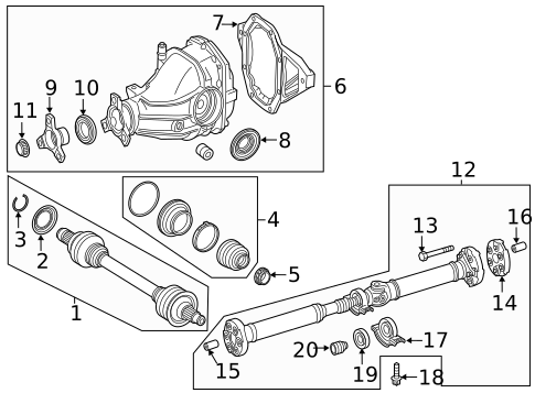 Axle & Differential for 2021 Mercedes-Benz E350 #0