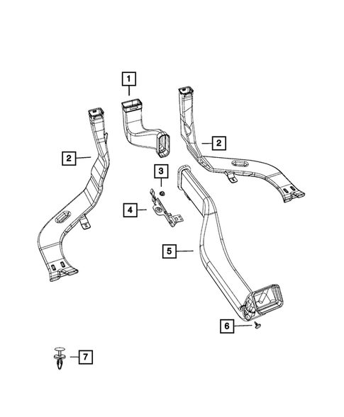 Air Ducts for 2023 Jeep Cherokee #0