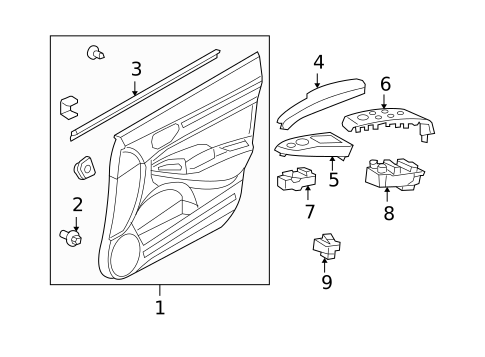 Mirrors for 2010 Honda Civic #1