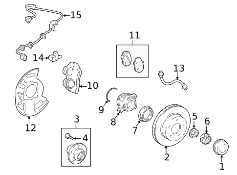 Front Brakes for 2014 Toyota FJ Cruiser #0