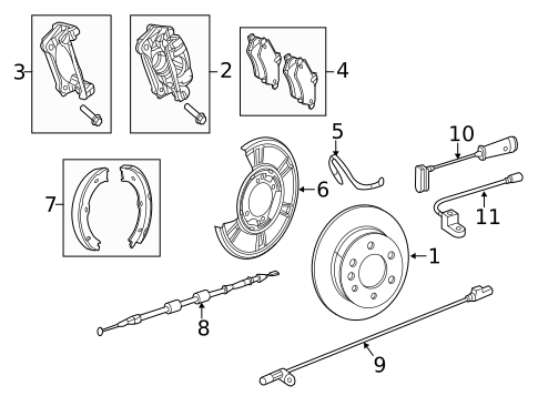Brake Components for 2016 Mercedes-Benz Sprinter 2500 #0