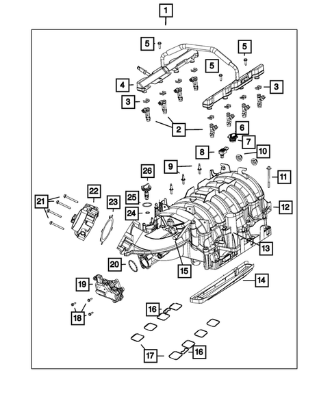 Manifolds and Vacuum Fittings for 2023 Ram 3500 #0
