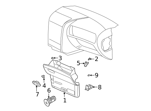 Glove Box for 2002 Oldsmobile Bravada #0