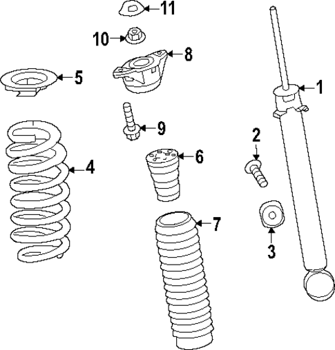 Shocks & Components for 2023 Honda Pilot #0