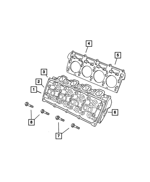 Cylinder Head for 2014 Ram 2500 #0