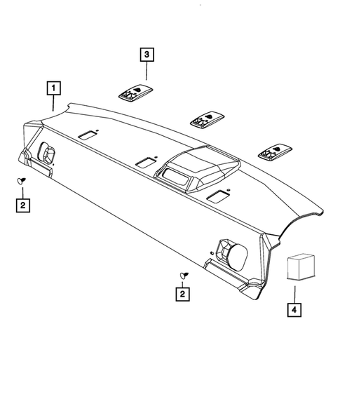 Headliners-Visors-Assist Straps for 2017 Dodge Challenger #2
