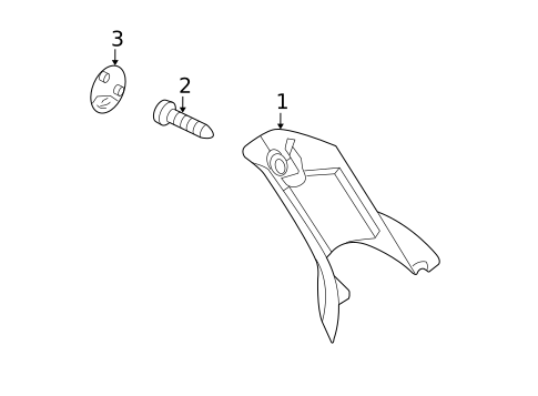 Interior Trim - Quarter Panels for 2007 Saab 9-3 #2