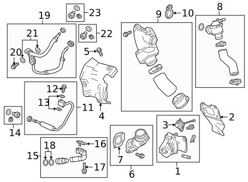 Turbo Charger for 2017 Cadillac CT6 #0