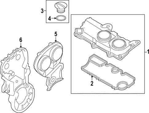 Valve & Timing Covers for 2023 Volvo S90 #0