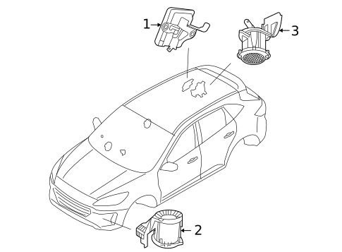 Electrical Components for 2023 Ford Escape #1