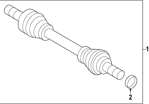 Drive Axles for 2019 Volvo S90 #3