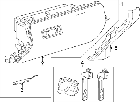 Glove Box for 2025 Toyota 4Runner #0