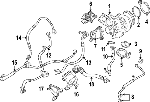 Turbocharger & Components for 2025 BMW M5 #0