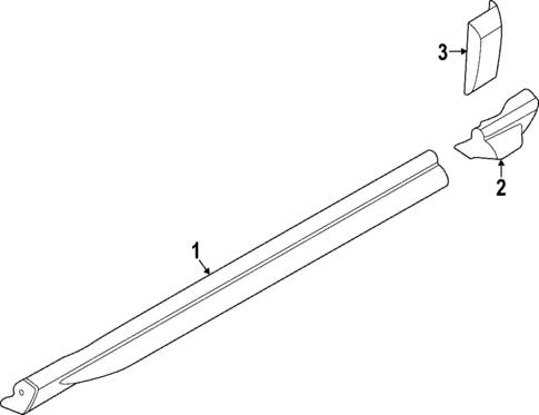 Exterior Trim - Pillars for 2025 Ford E-Transit #0