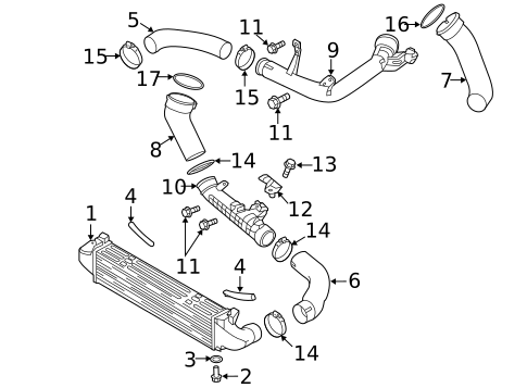 Intercooler for 2016 Volvo XC70 #0