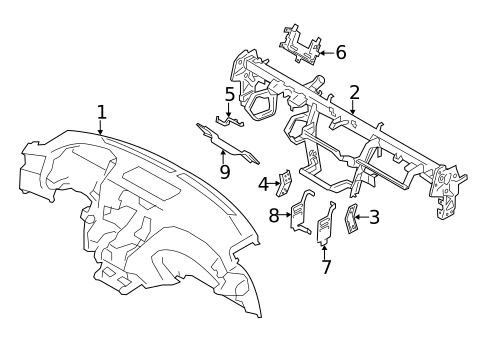 Instrument Panel for 2015 INFINITI Q70 #0
