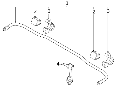 Stabilizer Bar & Components for 2025 Kia Carnival #1