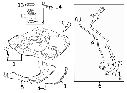 Fuel System Components for 2017 Buick LaCrosse #0