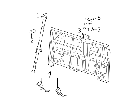 Rear Seat Belts for 2006 Lincoln Mark LT #0