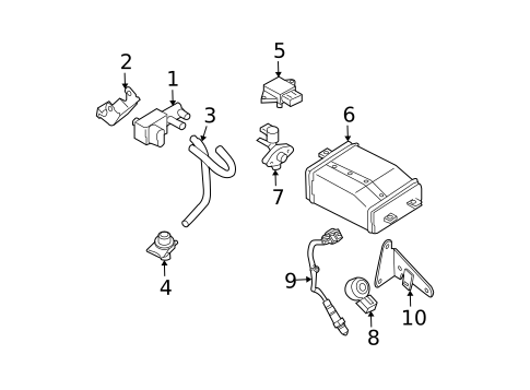 Emission Components for 2023 Nissan TITAN #38