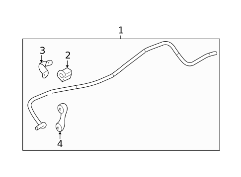 Stabilizer Bar & Components for 2008 Chevrolet Malibu #2