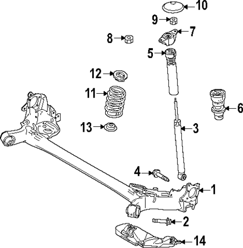 Rear Suspension for 2020 Mazda CX-30 #2