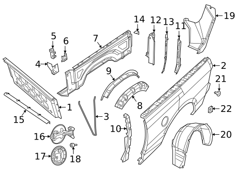 Front & Side Panels for 2024 Ram 3500 #4