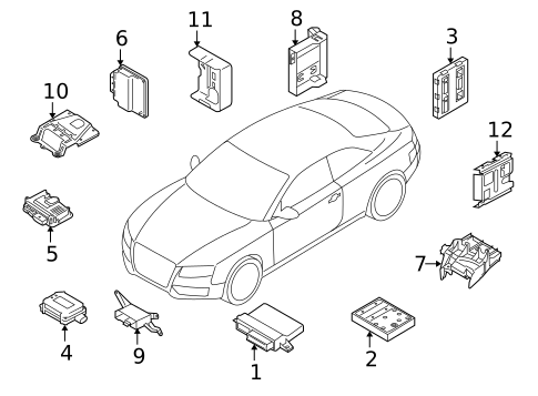 Electrical Components for 2013 Audi A5 Quattro #2