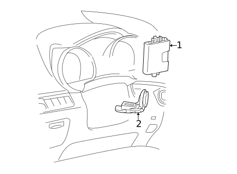 Anti-Theft Components for 2019 Toyota Highlander #0