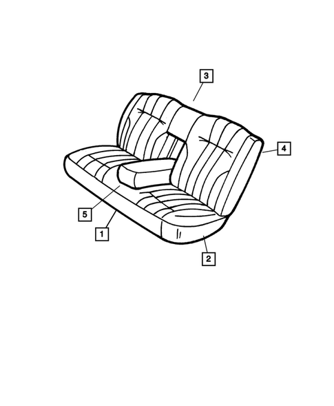Rear Seats- Folding and Quad for 2002 Chrysler Concorde #8