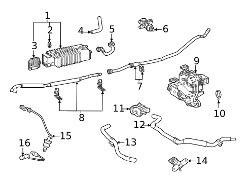 Powertrain Control for 2021 Toyota Venza #1