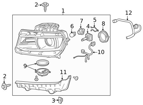 Electrical Sockets for 2014 Chevrolet Camaro #2