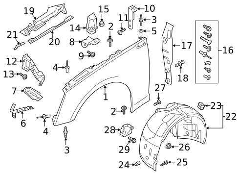 Fender & Components for 2020 Audi S5 #0