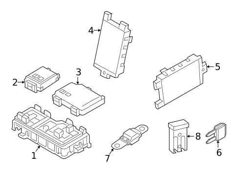 Fuse & Relay for 2022 Land Rover Range Rover Evoque #0