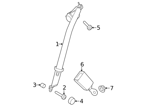 Rear Seat Belts for 2022 Porsche 718 Boxster #0