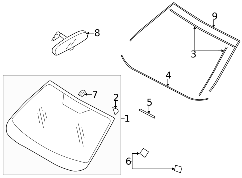 Reveal Moldings for 2022 Subaru Impreza #1